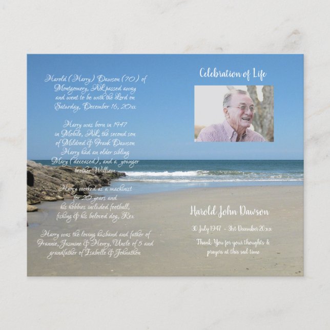 Foto Memorial Beerdigung Orden des Dienstprogramms (Vorderseite)