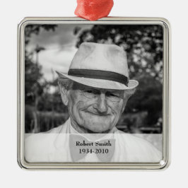 Foto Memorial Keepake Ornament Aus Metall