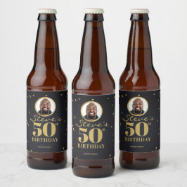 Foto Milestone Geburtstagsbiermarken Bierflaschenetikett