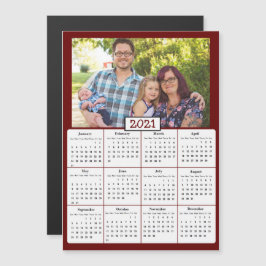 Foto Mini 2021 Kalender Magneteinladung
