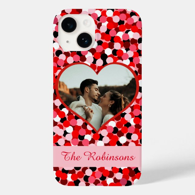 Foto mit Abstrakten Punkten Case-Mate iPhone 14 Hülle (Rückseite)