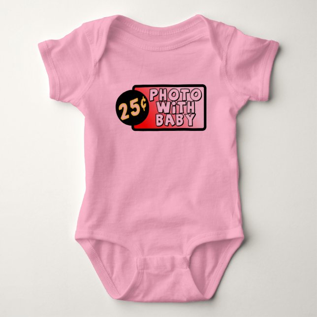 Foto mit Baby Funny Romper Infant Humor Baby Strampler (Vorderseite)