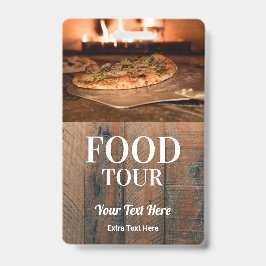 Foto mit Food Tour und Logo Ausweis