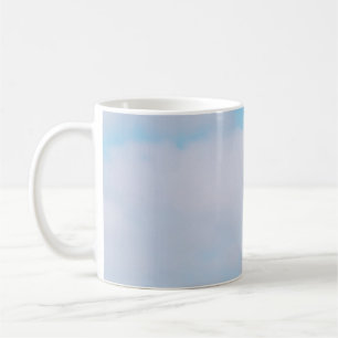 Foto mit Liegestühlen und Sonnenschirm Kaffeetasse