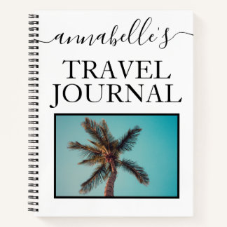 Foto Mit Monogramm Travel Journal Notebook Notizbuch