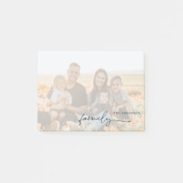 Foto mit Namen Personalisiert ausgeblendete Post-i Post-it Klebezettel