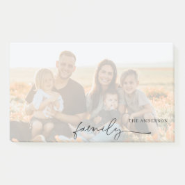 Foto mit Namen Personalisiert ausgeblendete Post-i Post-it Klebezettel
