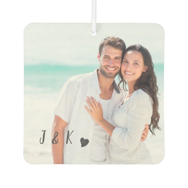 Foto mit Namenseingängen Autolufterfrischer (Vorderseite)