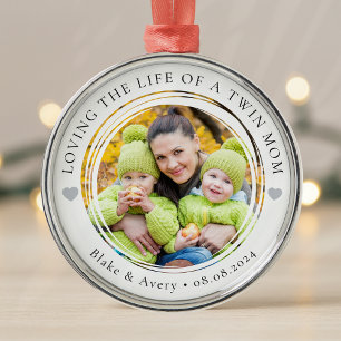 Foto mit zwei Mamas Ornament Aus Metall