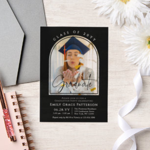 Foto Modern Arch Graduate Script Graduate Party