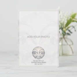 Foto Modern Whimsy Dolphin Hochzeit hinzufügen Save The Date