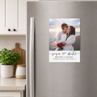 Foto Modern White Save the Date