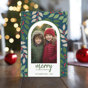 Foto Moderner Bogen - Eukalyptuszweige Weihnachten