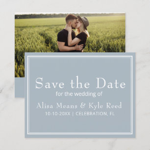 Foto Modernes Minimalistisches Licht Grau Save the