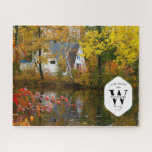 Foto Mongram Keepake<br><div class="desc">Großartiges Geschenk für die ganze Familie: Dieses Foto-Puzzle zeigt Ihnen Ihr Lieblingsbild Ihres Familienurlaubs und das Vintage Logo-Design Ihres Familienmonographen,  Namens und Jahres. Perfektes Geschenk für Großeltern oder für die Vermietung von Airbnb.</div>