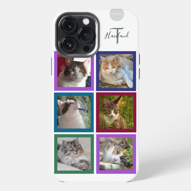 Foto Monogram Handy Case HAMbyWG iPhone 13 Pro Max Hülle (Rückseite)