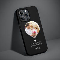 Foto Monogram Romantic Heart Coodinates Modern