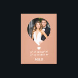 Foto Monogram Romantic Heart Coodinates Modern Leinwanddruck<br><div class="desc">Foto Monogram Romantic Heart Coodinates Moderne Imitate Canvas Print Wall Art zeigt Ihr Lieblings-Foto mit Ihren Monogramm und benutzerdefinierten Koordinaten von Längen- und Breitengrad,  die für Sie in der modernen Schrift Typografie. Perfektes Geschenk für Hochzeiten,  Geburtstag,  Weihnachten,  Valentinstag,  Jubiläum und vieles mehr. Entworfen von ©Evco Studio www.zazzle.com/store/evcostudio</div>