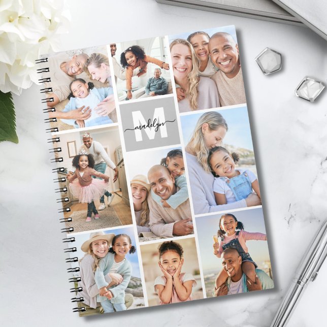 Foto-Monogramm-Bild Notizblock (Photo Monogram Picture Notebook)