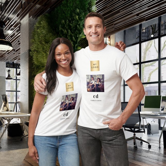 Foto-Monogramm-Logo T-Shirt (Von Creator hochgeladen)