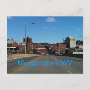 Foto Morgantown WV der Skylinepostkarten Postkarte