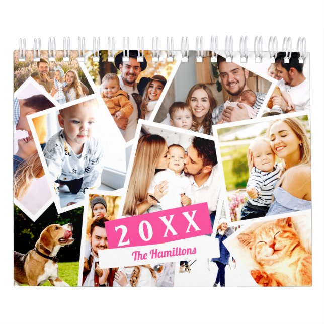 Foto Mosaic Mix Collage Family 2022 Kalender (Titelbild)