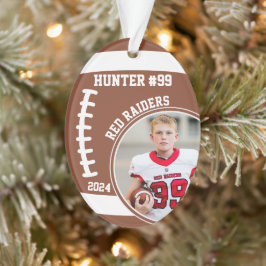 Foto Name des Fußballspielers Keepake #99 Ornament