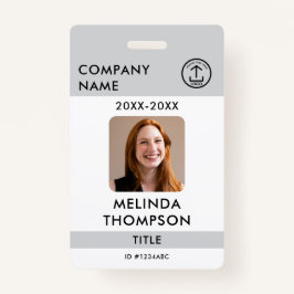 Foto "Name des Unternehmens Mitarbeiter-ID-Karte" Ausweis