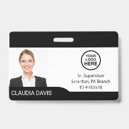 Foto, Name, Logo, Abzeichen Ausweis