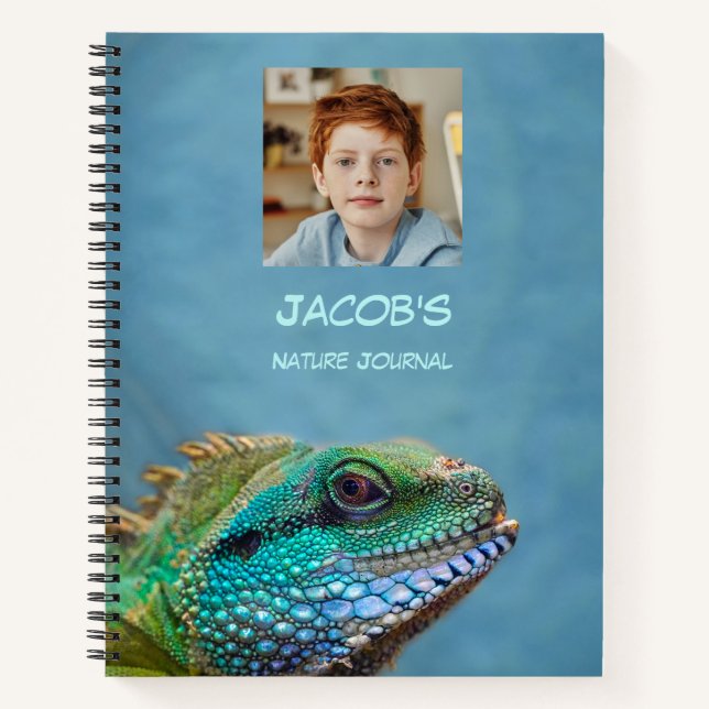 Foto Name Nature Journal Sketchbook Notizbuch (Vorderseite)