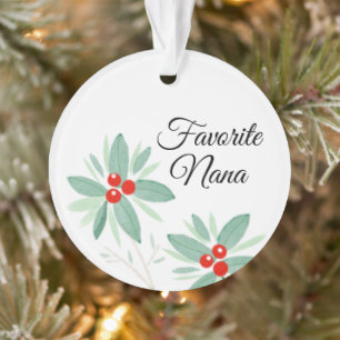 Foto Nana Holiday Ornament