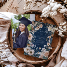 Foto Navy Blue Wildblume Meadow Garden Graduatio