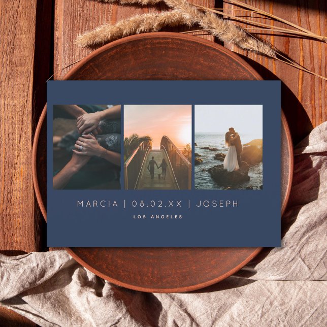 Foto Navy und Blush 3 Save The Date (Von Creator hochgeladen)