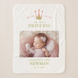 Foto Neugeborene Unisex krönen unsere kleine Prinz Sherpadecke