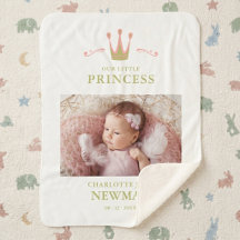 Foto Neugeborene Unisex krönen unsere kleine Prinz