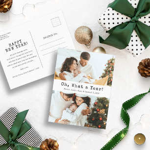 Foto Neujahrs-Feiertagspostkarte Postkarte