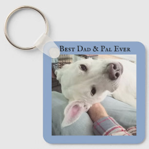 Foto Niedlicher Hund Bester Vater Pal je Blue Deni Schlüsselanhänger