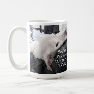 Foto Niedlicher Hund Bester Vater und Pal je Kaffeetasse