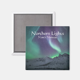 Foto Nordlichtlandschaft Magnet
