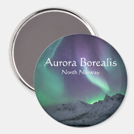 Foto Nordlichtlandschaft Magnet