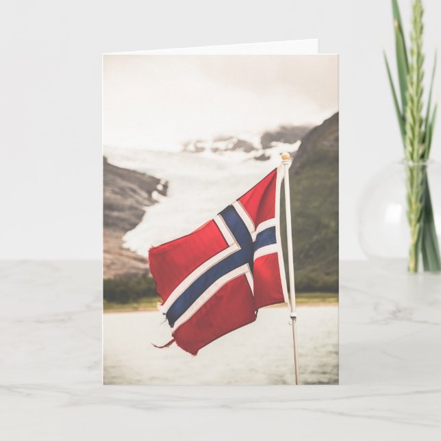 Foto Norwegen Karte (Vorderseite)