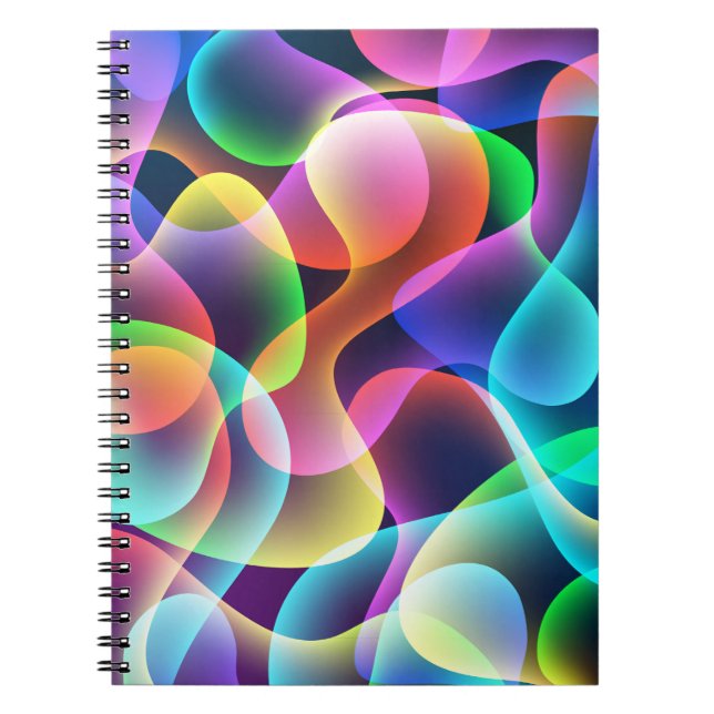 Foto Notebook/mehrfarbig Abstrakt Notizblock (Vorderseite)