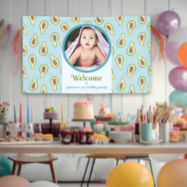 Foto Onederful Avocado 1. Geburtstag Party Banner