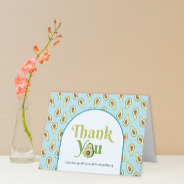 Foto Onederful Avocado 1. Geburtstag Vielen Dank Einladung