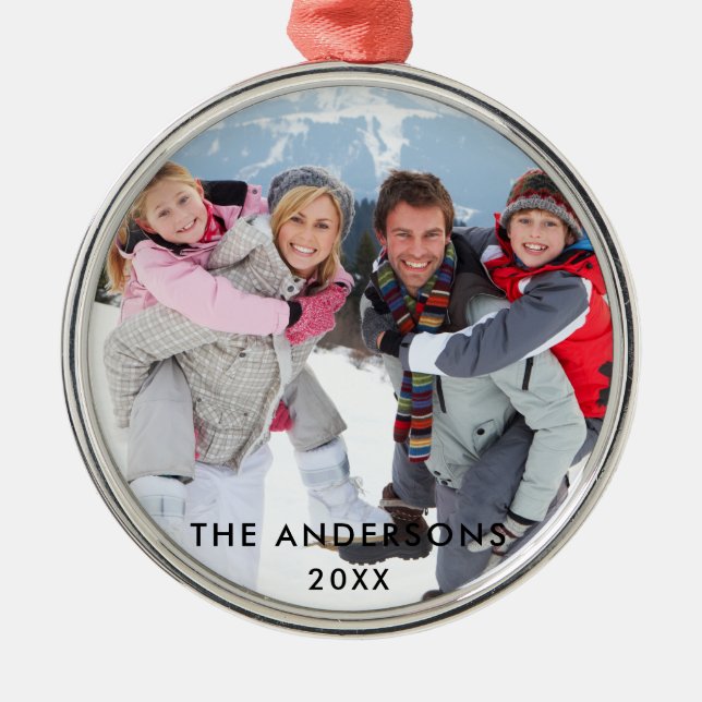 Foto Ornament Aus Metall (Vorne)
