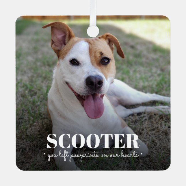 Foto Ornament Aus Metall (Vorderseite)