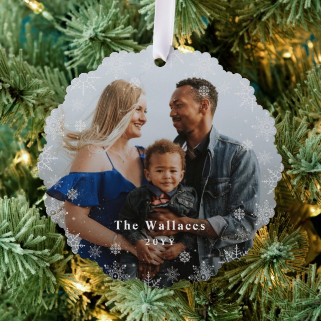 Foto-Ornament-Karte der mattierten Jahreszeit Ornament Karte (Insitu (Baum))