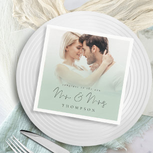 Foto Overlay Glückwunsch Neu Mr. Sage Serviette