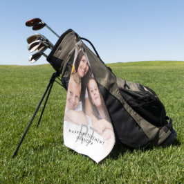 Foto Overlay Monogram Happy Rente Opa Golfhandtuch