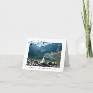 Foto-Overlay-Script Hochzeitspaar Brief gefaltet  Dankeskarte